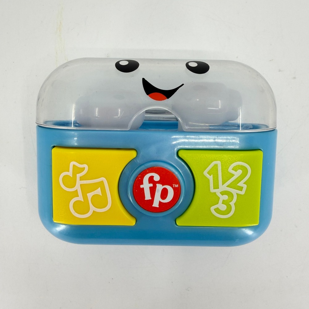 Fisher Price Laugh Learn Play Along Ear Buds Interactive Toy Used Works